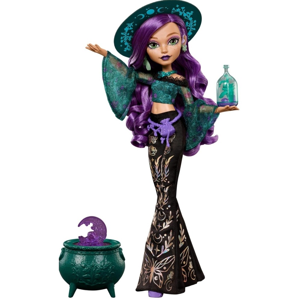 Monster High Moonspell Magic Willow Thorne Doll Purple Teal Mattel NEW NIB